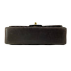 Chanel Shoulder Bag Black Chain Gold Lambskin — view 5