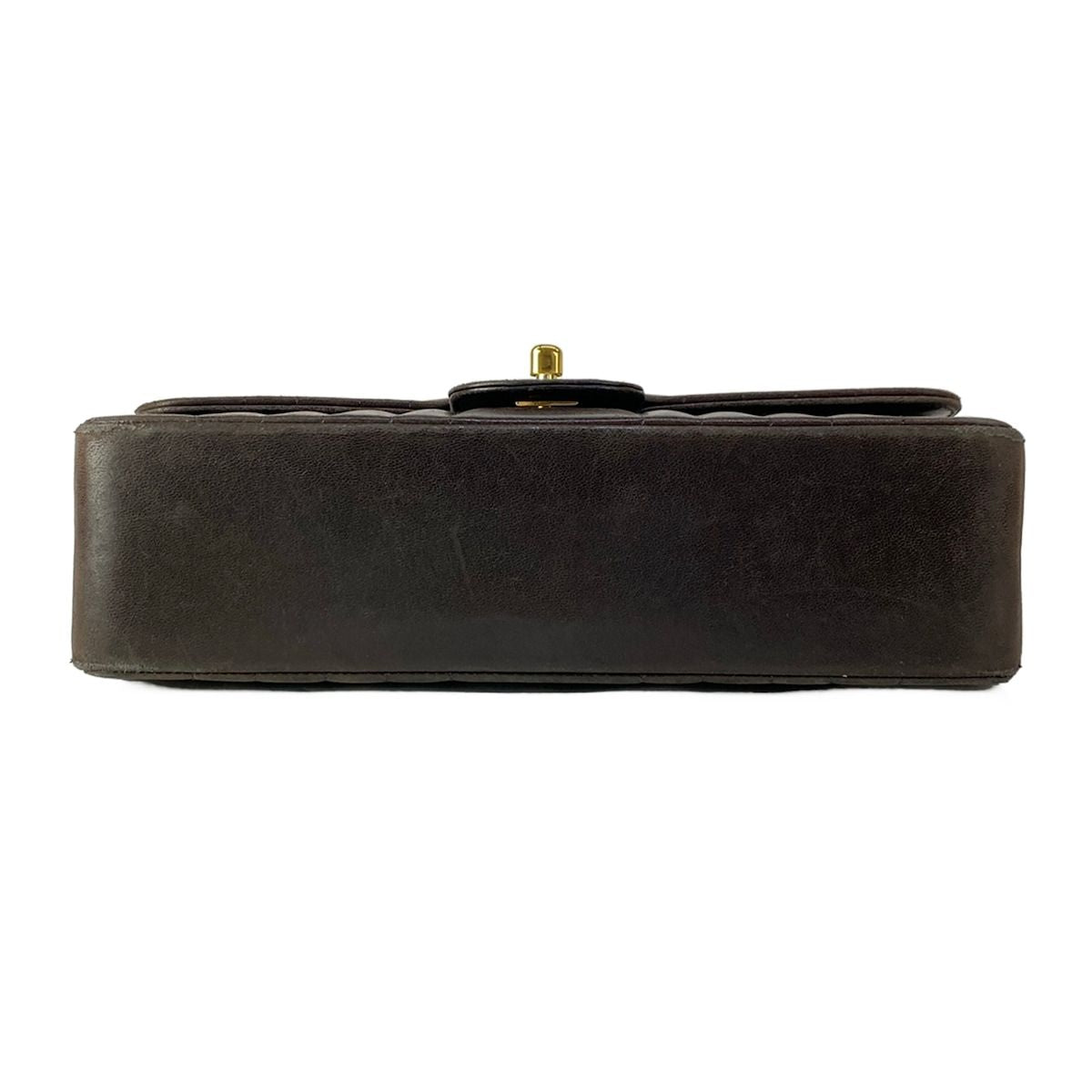 Chanel Shoulder Bag Black Chain Gold Lambskin — view 5