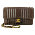 Chanel Shoulder Bag Black Chain Gold Lambskin