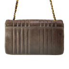 Chanel Shoulder Bag Black Chain Gold Lambskin — view 3