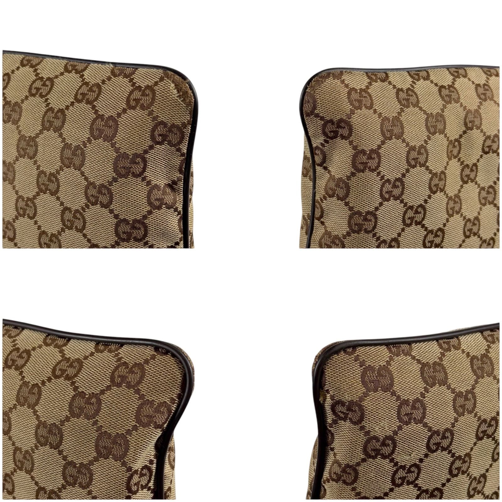 Gucci Sherry Line Shoulder Bag Cross GG Canvas Brown — view 8