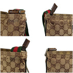 Gucci Sherry Line Shoulder Bag Cross GG Canvas Brown — view 7
