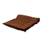 Louis Vuitton Shawl Monogram Chocolat Wool Silk Scarf