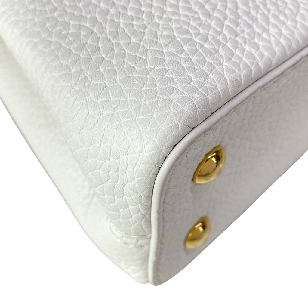 Louis Vuitton Handbag Capucines Mini Snow Leather Cowhide — view 6