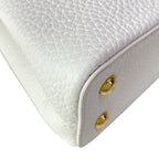 Louis Vuitton Handbag Capucines Mini Snow Leather Cowhide — view 6