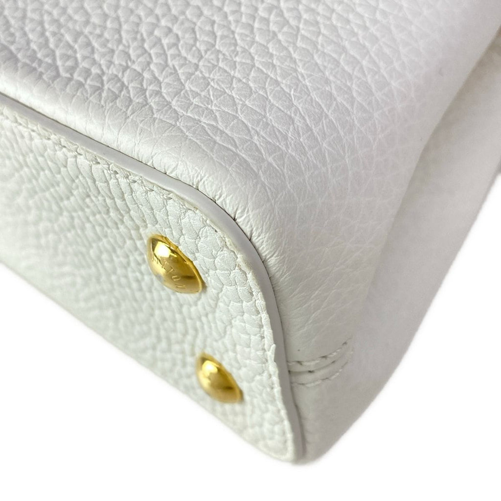 Louis Vuitton Handbag Capucines Mini Snow Leather Cowhide — view 9