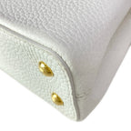 Louis Vuitton Handbag Capucines Mini Snow Leather Cowhide — view 9