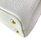 Louis Vuitton Handbag Capucines Mini Snow Leather Cowhide — view 7