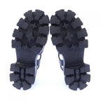 Prada Monolith Triangle Logo Sandals — view 4