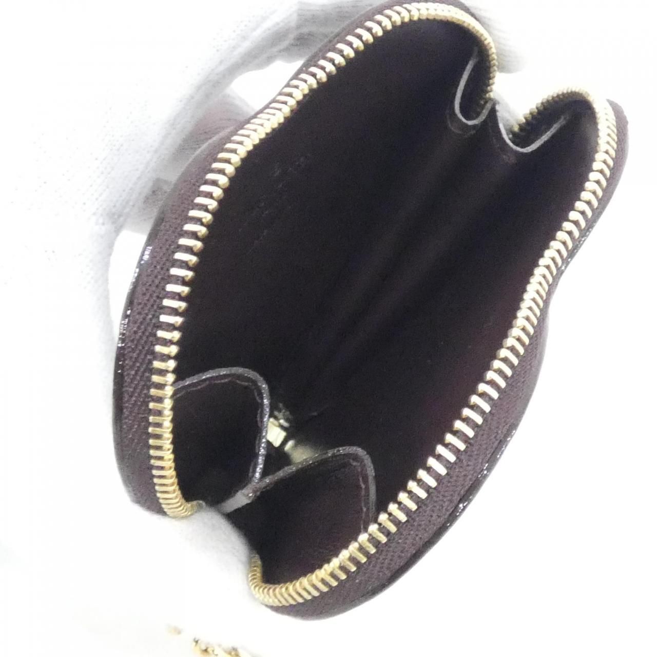 Louis Vuitton Vernis Porte Monet Coeur Coin Case — view 5