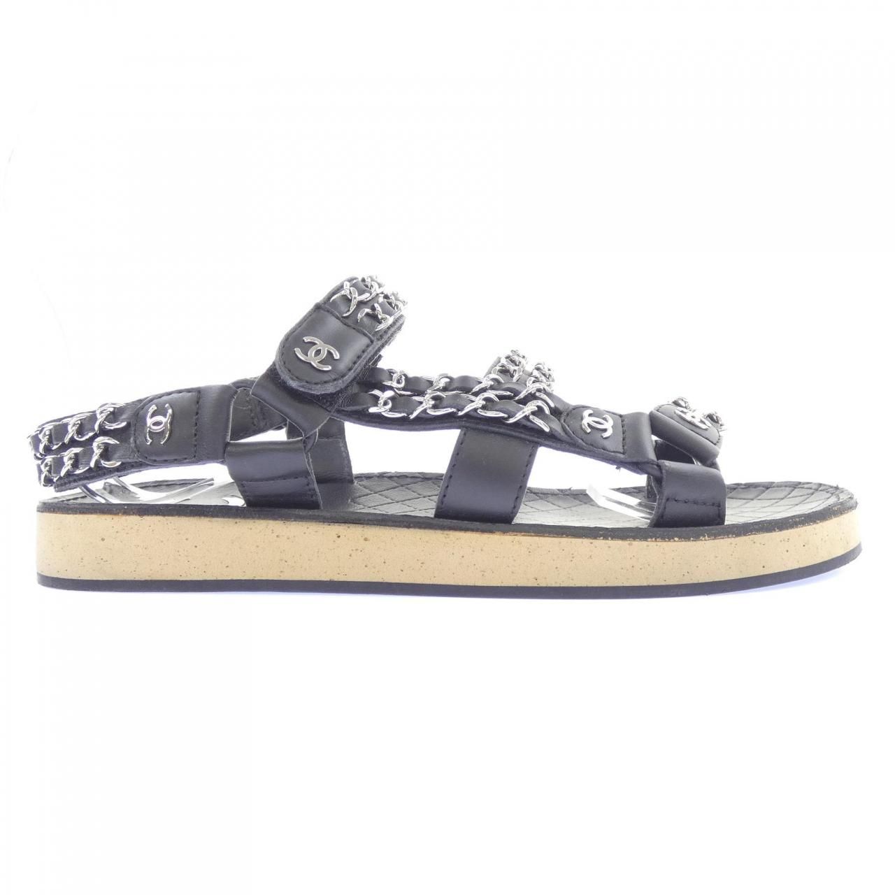 Chanel Sandals Black