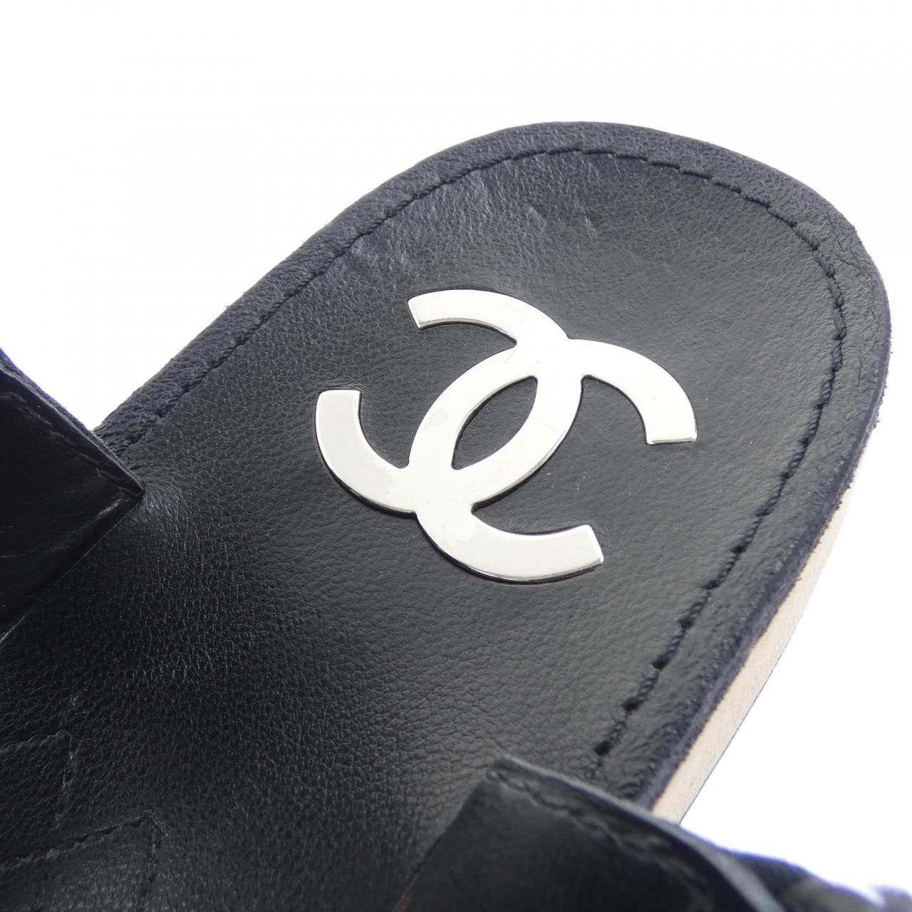 Chanel Sandals Black — view 6