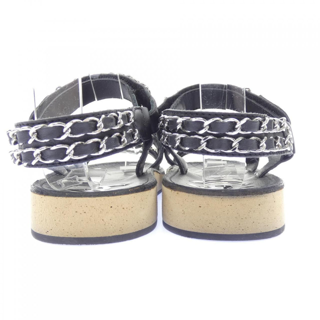 Chanel Sandals Black — view 5