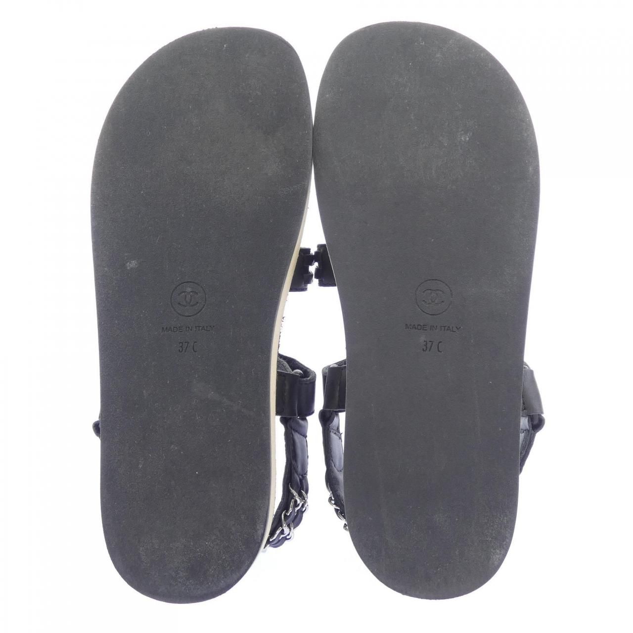 Chanel Sandals Black — view 4