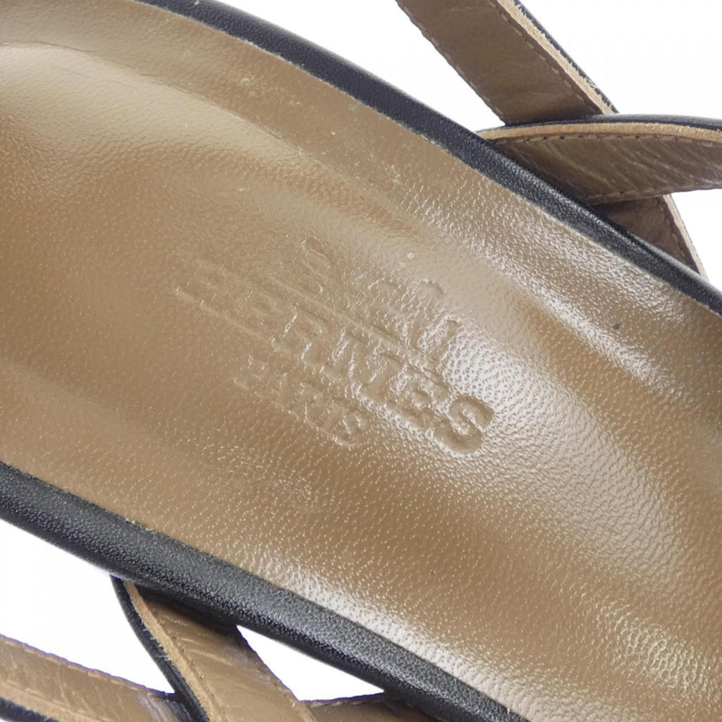 Hermes Antinea Sandals Black — view 6