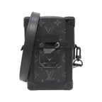 Louis Vuitton Monogram Eclipse Vertical Trunk Wearable Wallet Shoulder