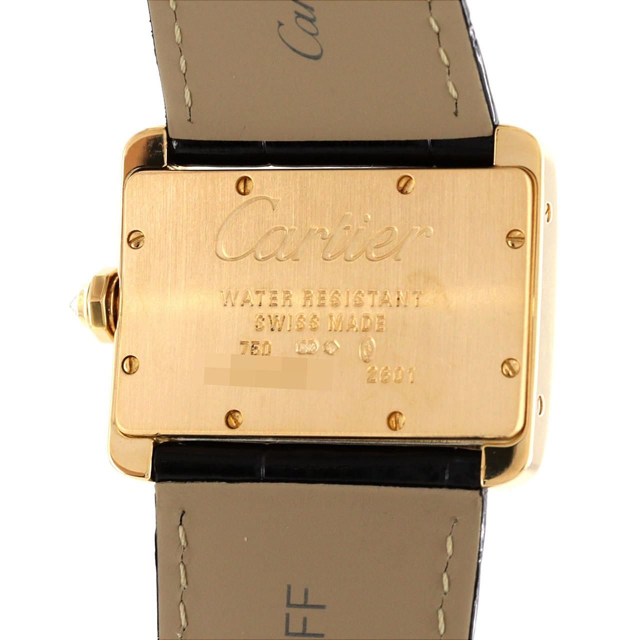 Cartier Mini Tank Divan YG Quartz Watch — view 6