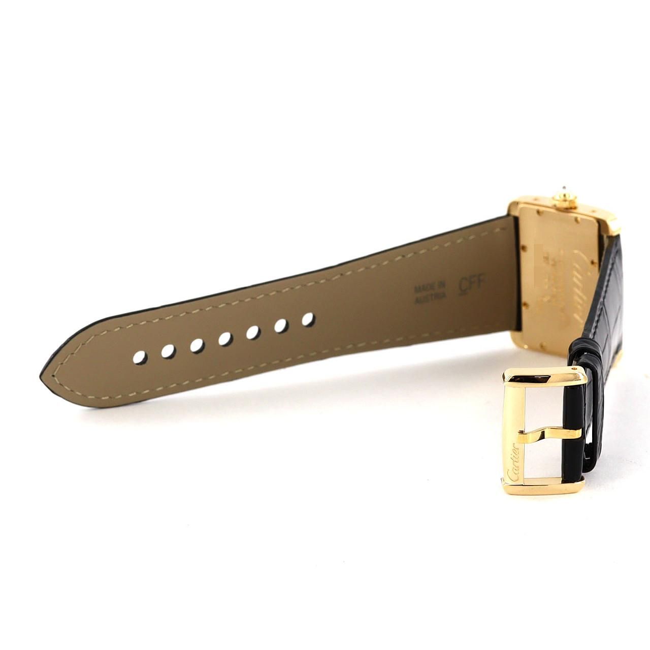 Cartier Mini Tank Divan YG Quartz Watch — view 7