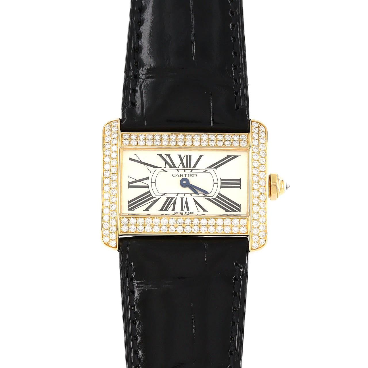 Cartier Mini Tank Divan YG Quartz Watch