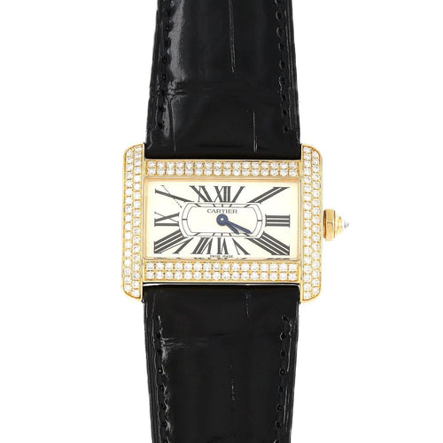 Cartier Mini Tank Divan YG Quartz Watch