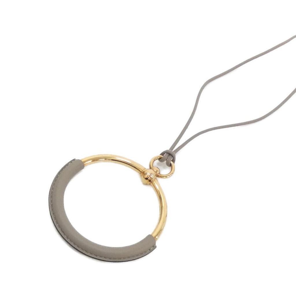 Hermes Loop Necklace Pink