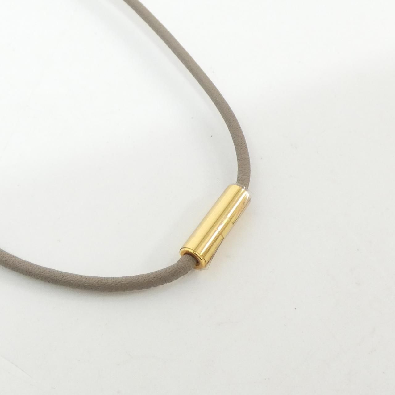 Hermes Loop Necklace Pink — view 6