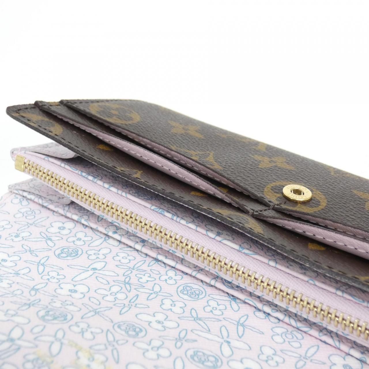 Louis Vuitton Monogram Roulis Portefeuille Sarah Wallet — view 4