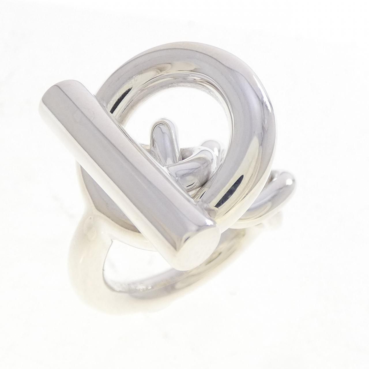 Hermes Croisette Ring Silver