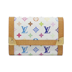 Louis Vuitton Multicolor Porte Monet Pla Coin Case