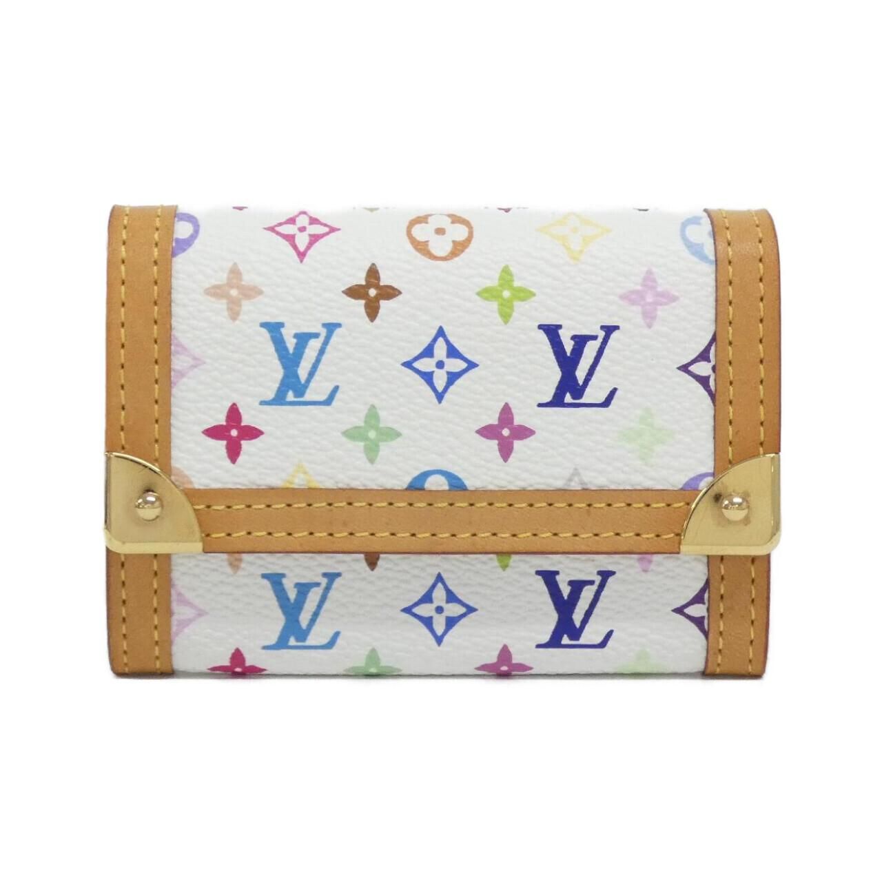 Louis Vuitton Multicolor Porte Monet Pla Coin Case