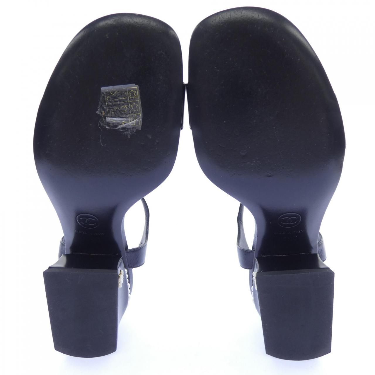 Chanel Sandals Black — view 4