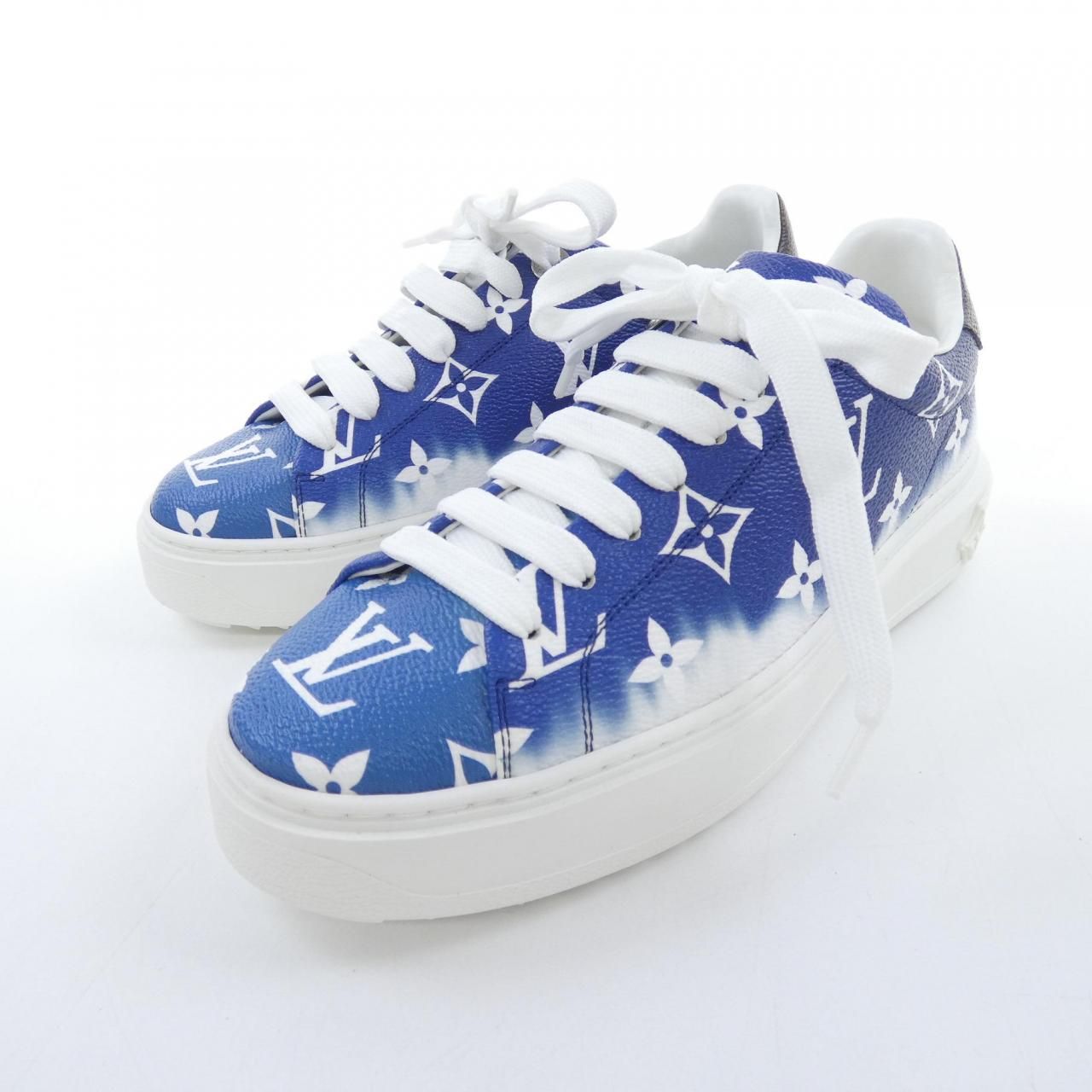 Louis Vuitton Patent Monogram Canvas LV Escale Timeout Line Sneakers — view 3