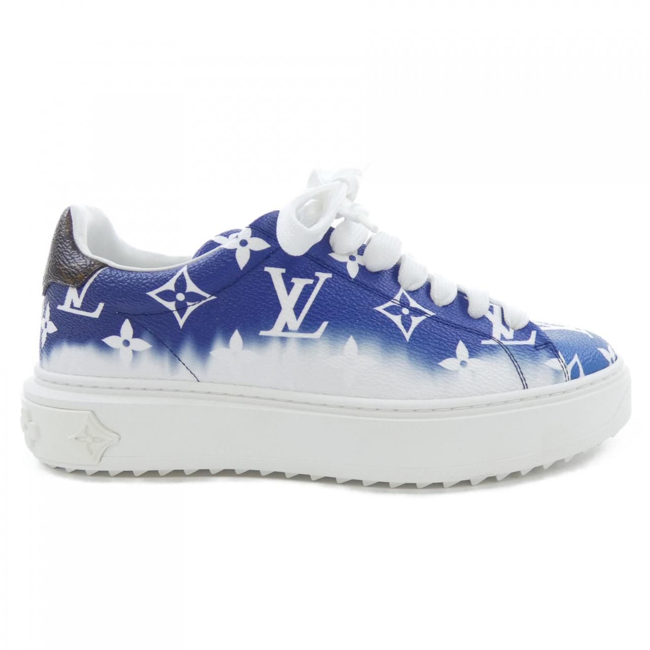 Louis Vuitton Patent Monogram Canvas LV Escale Timeout Line Sneakers