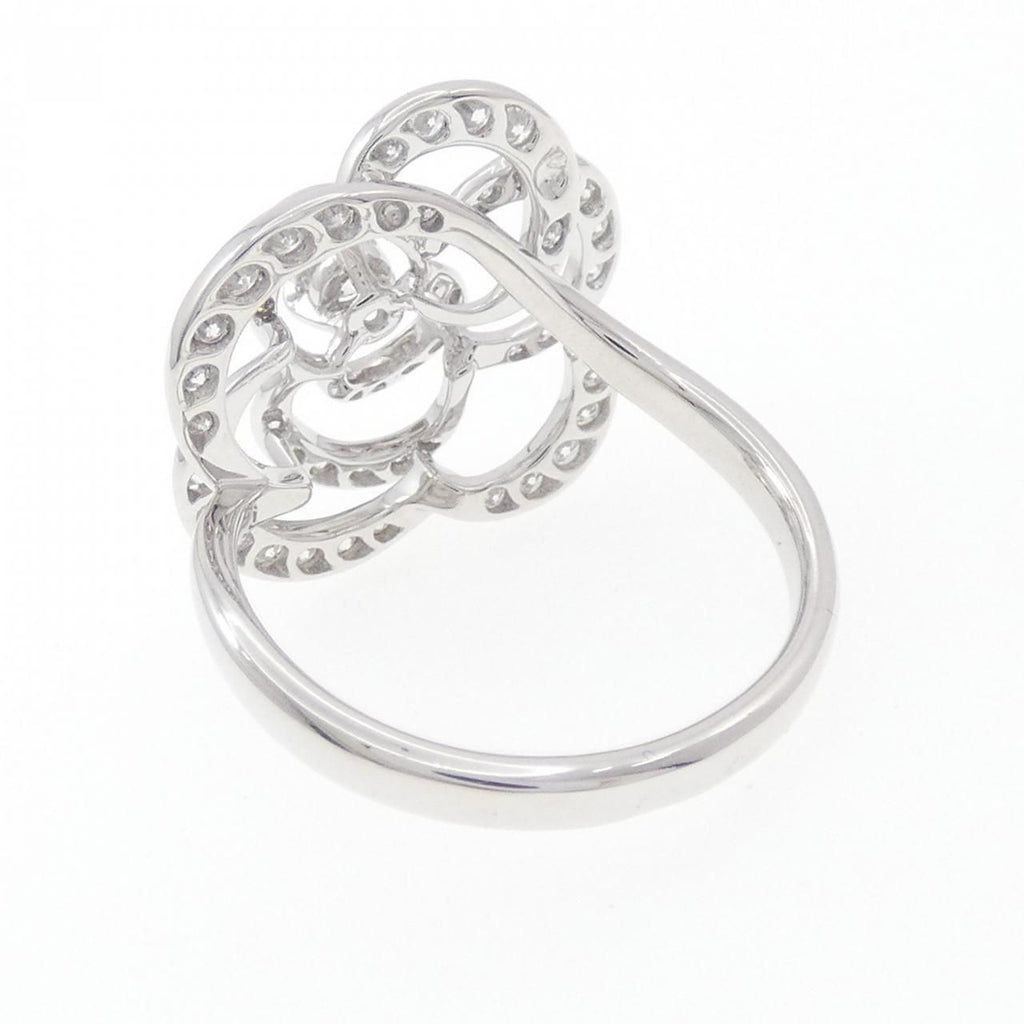 Chanel Camellia Ring White Gold