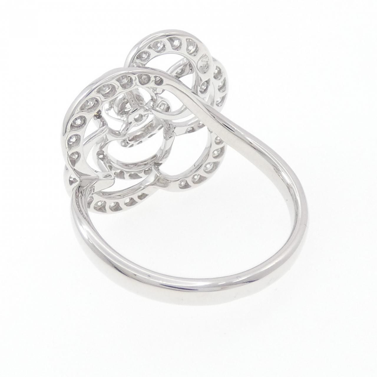 Chanel Camellia Ring White Gold