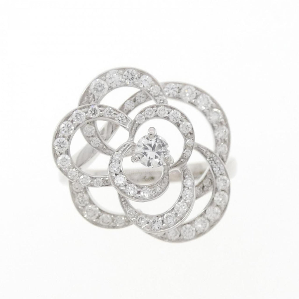 Chanel Camellia Ring White Gold