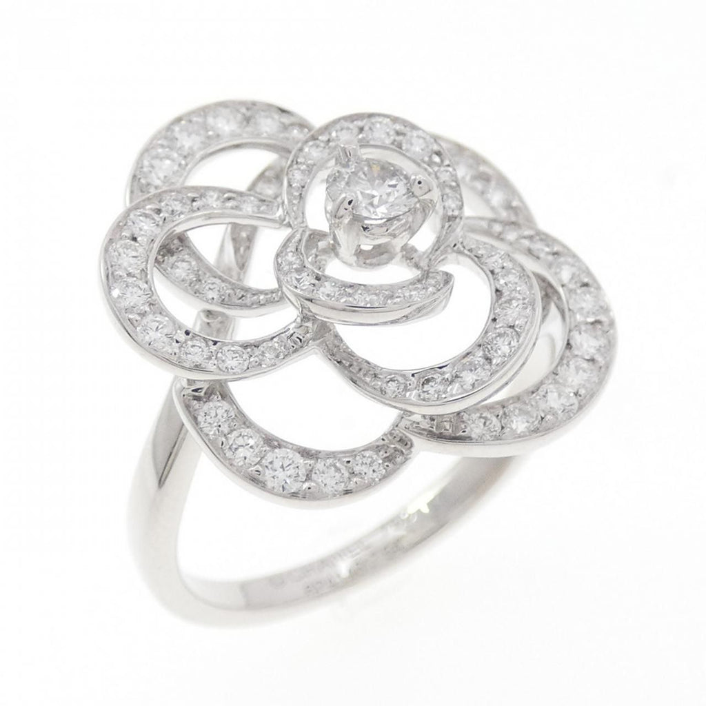 Chanel Camellia Ring White Gold