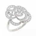Chanel Camellia Ring White Gold