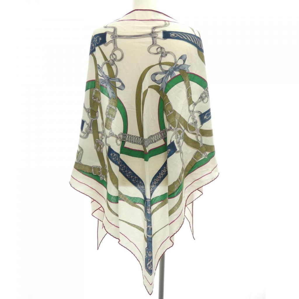 Hermes la Promenade du Matin Triangle Jean Shawl Scarf — view 2