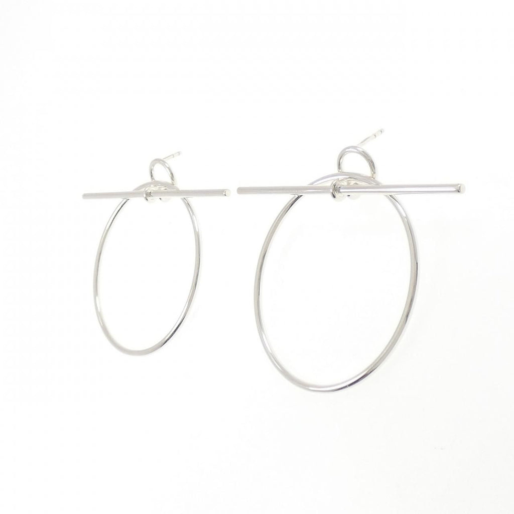 Hermes Echappee Earrings Silver — view 2