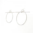 Hermes Echappee Earrings Silver — view 2