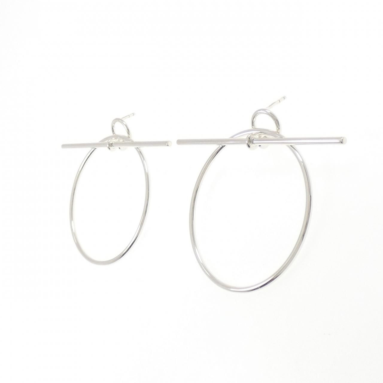 Hermes Echappee Earrings Silver — view 2