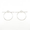 Hermes Echappee Earrings Silver