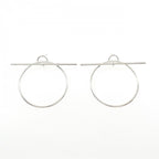 Hermes Echappee Earrings Silver