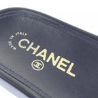 Chanel Sandals Navy — view 6