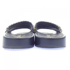 Chanel Sandals Navy — view 5
