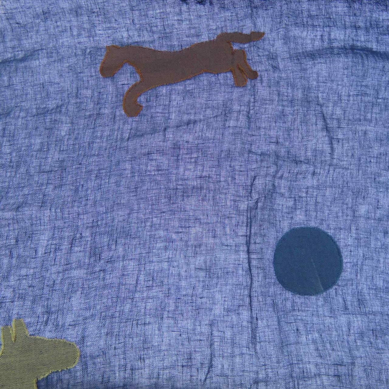 Hermes Scarf Navy — view 4