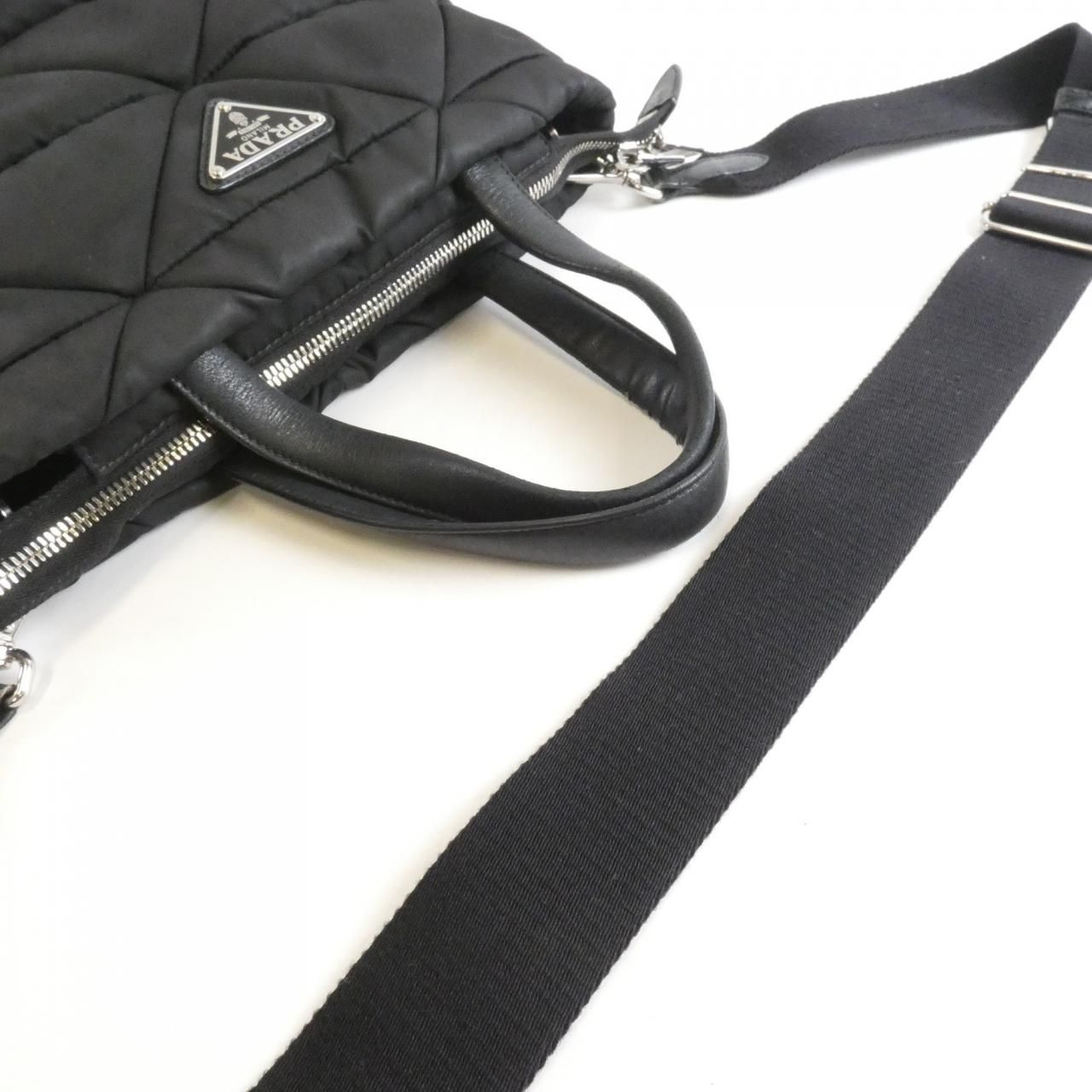 Prada Bag Handbag Silver — view 5