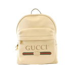 Gucci Print Backpack White