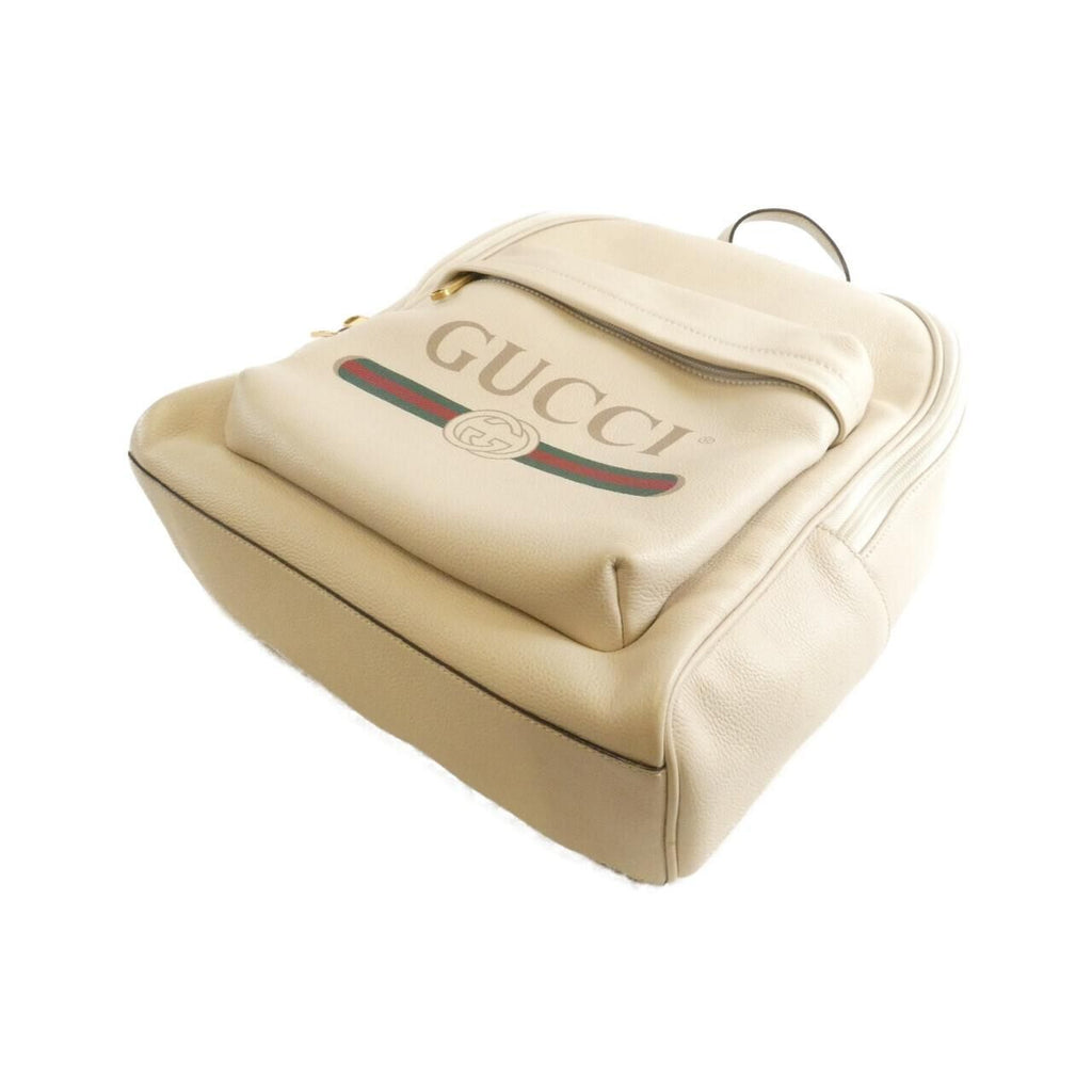 Gucci Print Backpack White — view 3